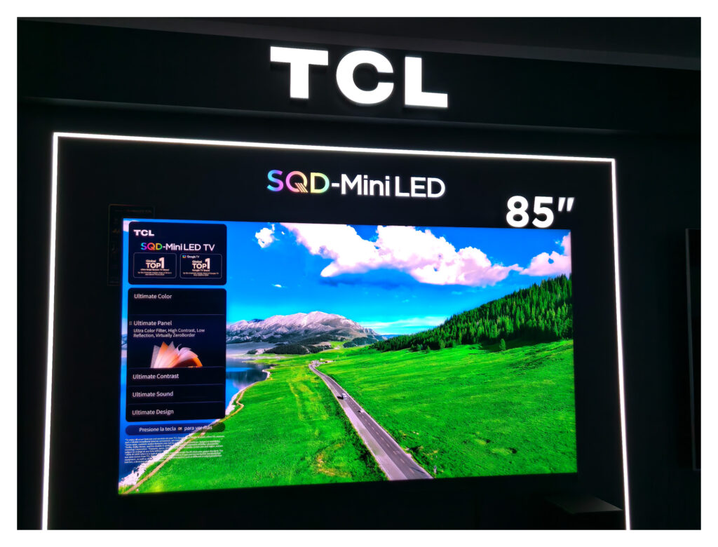 La pantalla definitiva para el Mundial: TCL presenta su nueva línea SQD-Mini LED