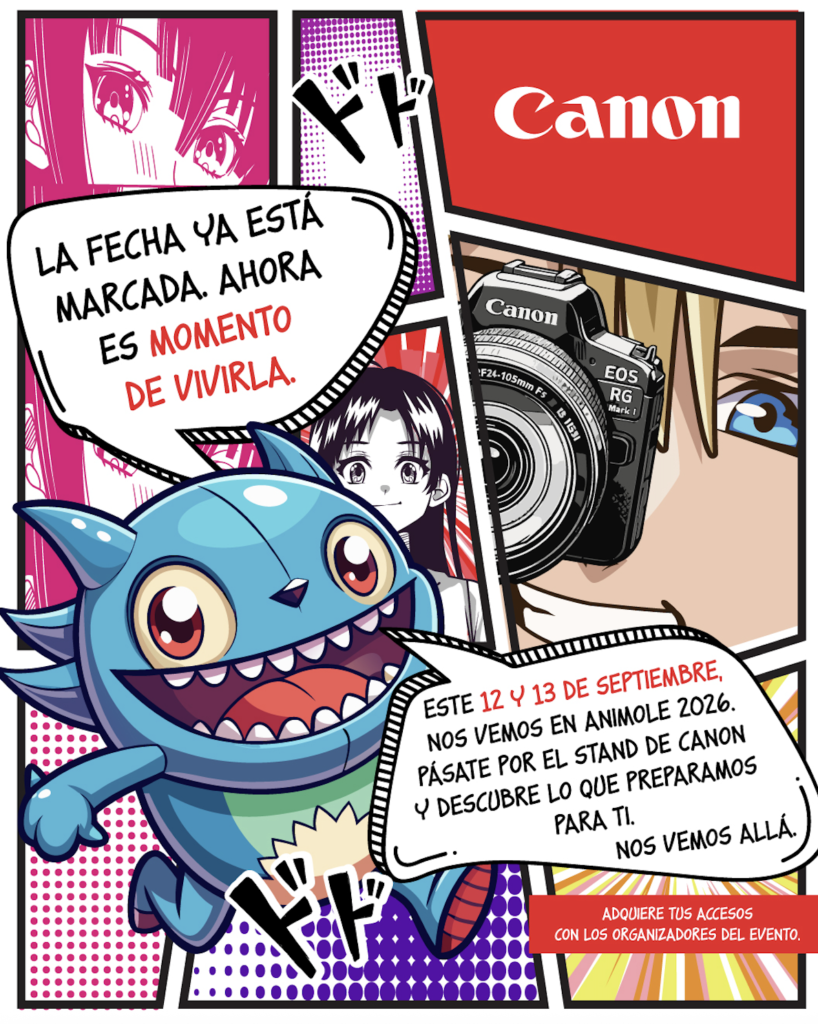 Canon en AniMole 2026: Captura tus “Momentos Canónicos” 