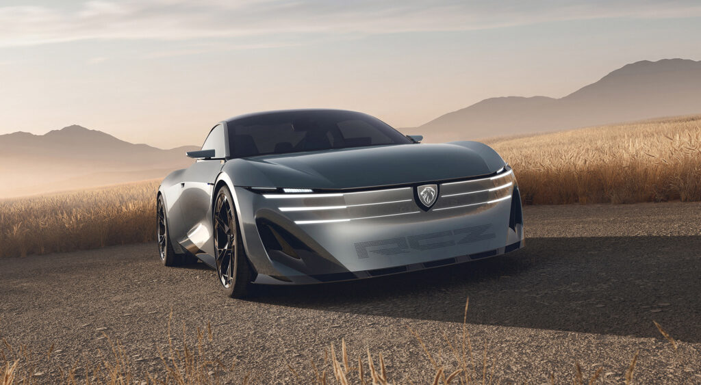 PEUGEOT RCZ Vision: Batería sólida, 1,000V e Hypersquare