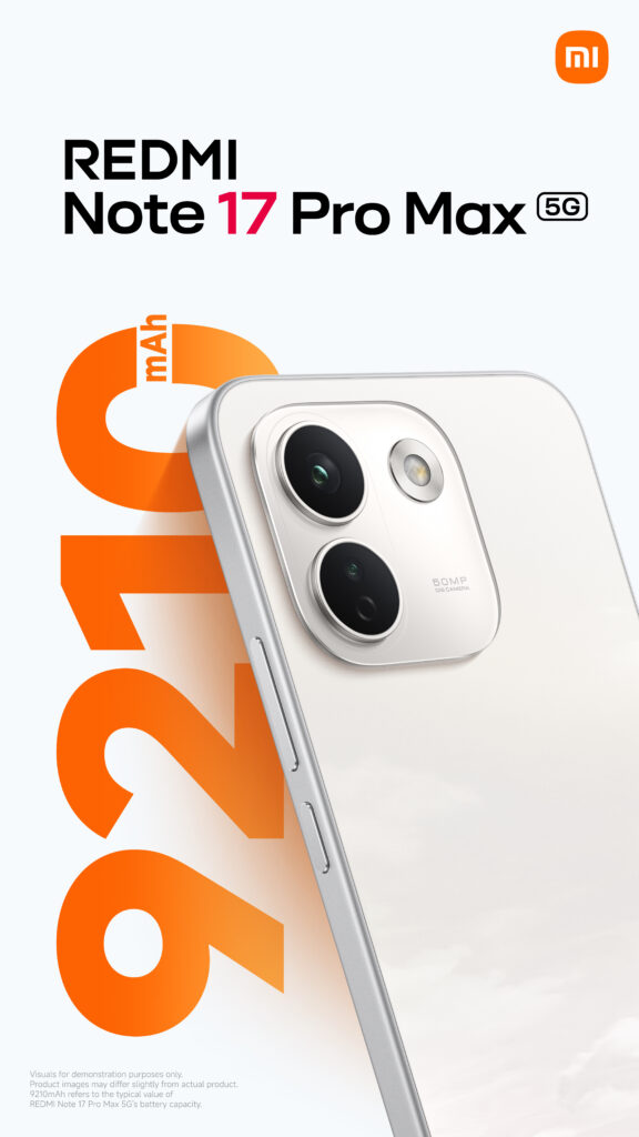 Xiaomi lanza la Serie REDMI Note 17 en México: Batería de 9,210 mAh