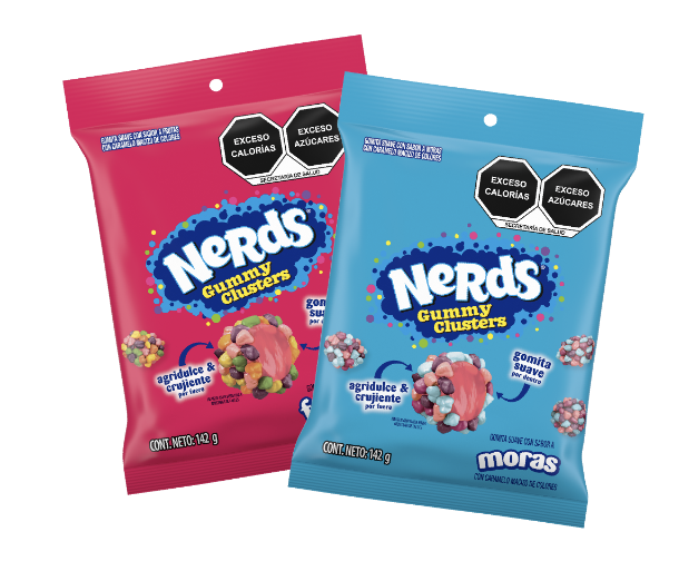 NERDS llega a México: Lanzamiento de Gummy Clusters